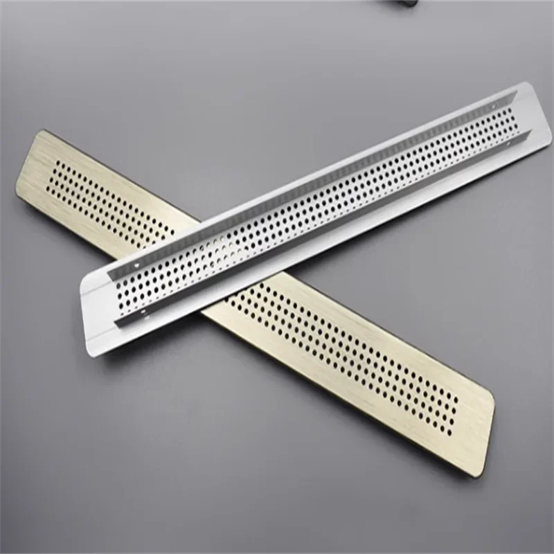 Aluminum alloy breathable mesh rectangular flat ventilation air vent cabinet wardrobe shoe cabinet decorative air vent grille air vent grille,ventilation grille,air vent cover