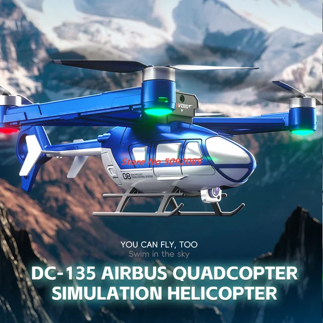 Simulation Airbus Brushless Remote Control Helicopter Dual Camera RC Drone Quadcopter Toy Obstacle Avoidance Plane Gift RC Toy 5