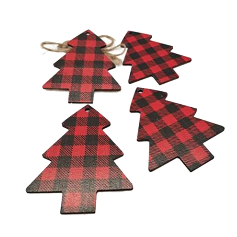 

Искусственное украшение для рождественской елки, одинарная красная решетка, снежинка, рождественский подарок