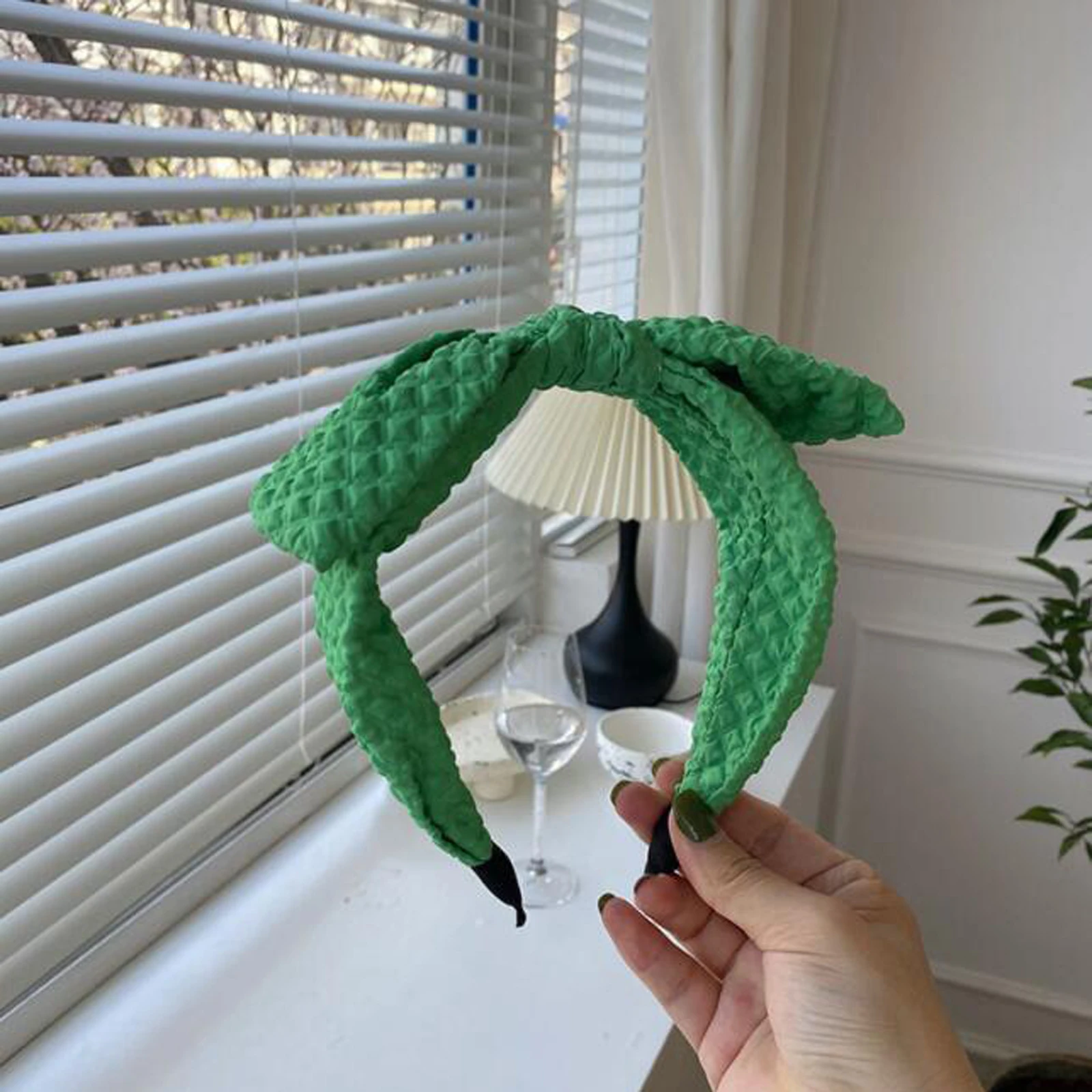 green hairband