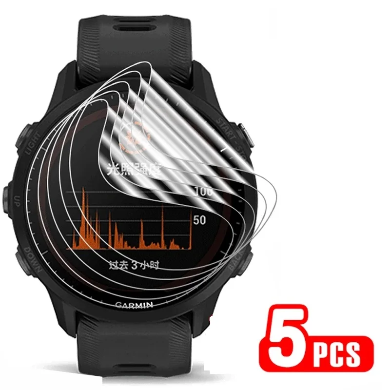 

Protective Film For Garmin Forerunner 55 45 158 230 250 245 255 265 s 620 630 645 735 745 935 955 965 945 Watch Screen Protector