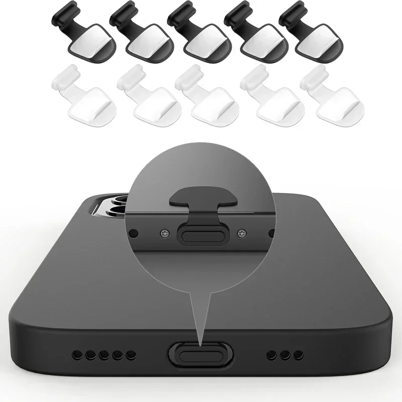 2/4/6PCS 충전 포트 아이폰용 먼지 방지 플러그 삼성 USB Type-C 포트 보호기 실리콘 먼지 플러그