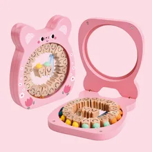 

Baby Wood Tooth Box Organizer Milk Teeth Storage Language English Collect Teeth Umbilica Save Gifts Baby Tooth Box