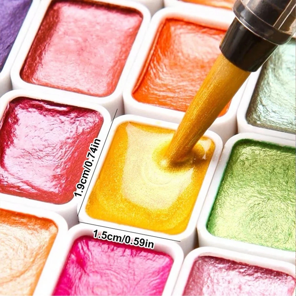 Pearlescent Watercolor Paint 4