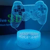 Do Not Disturb Gamer at Work Night Light 16 Colors Changing Gamepad 3D Illusion Lamp For Playstation4 For Men Teenagers and Kids 1