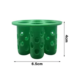 Seed Germination Tray with 7 Cells - Space - Saving Garden Nursery Pot for Effortless Plant Growth (Green)