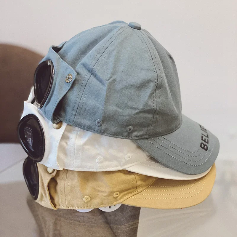 Fashion Baby Baseball Cap Hip Hop Boy Girl Hat Spring Summer Pilot Hat Children Kid Snapback Casual Accessory Sun Hat Ski Cap