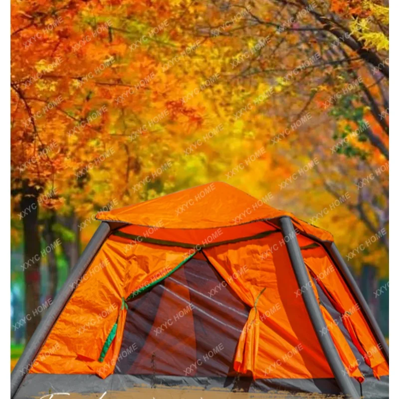 

Tent Outdoor Automatic Inflatable Portable Camping Thickened Rainproof Camping Outdoor Automatic Pop-up Super Large Professional