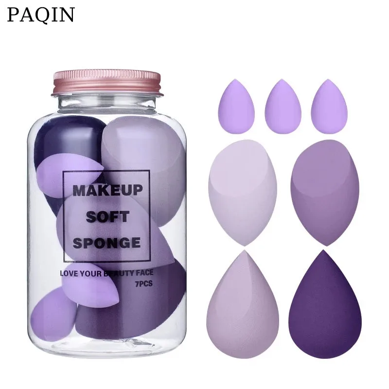 5/6/7pcs Set Make Up Beauty Blender Makeup Sponges Set Face Cosmetic Sponge Powder Puff For Foundation Cream Concealer Tools - Cosmetic Puff - AliExpress