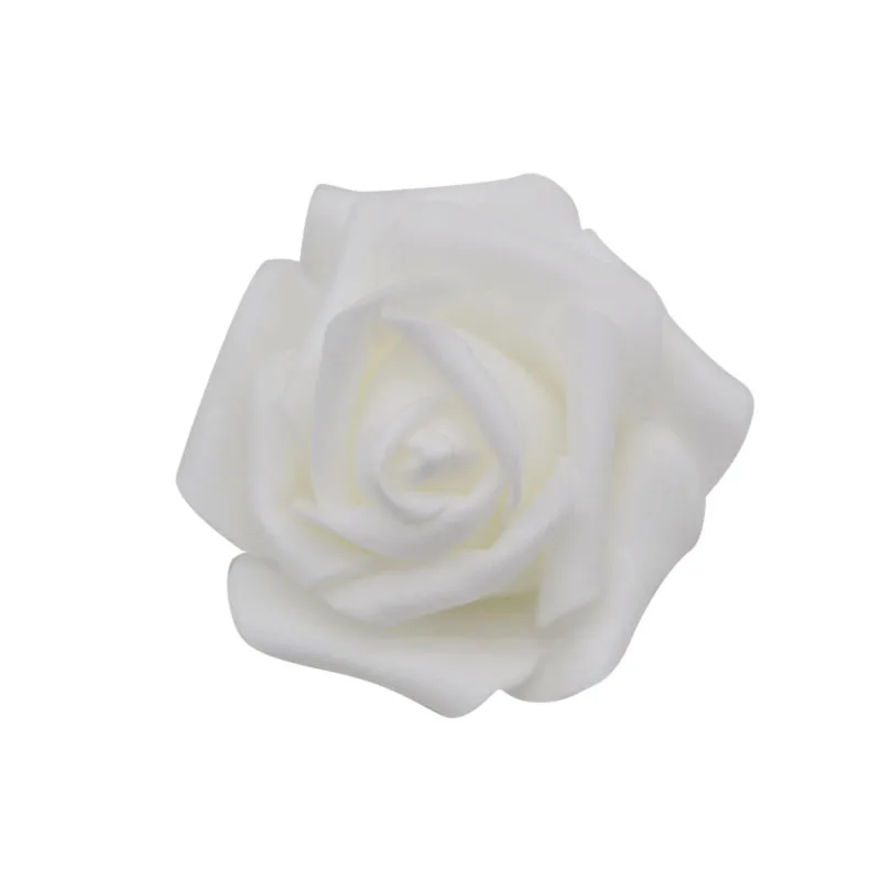 20pcs/lot Handmade 6cm Artificial Foam Roses PE Foam Rose Flower Head DIY For Wedding Home Festival Decorative Flowers scrapbook