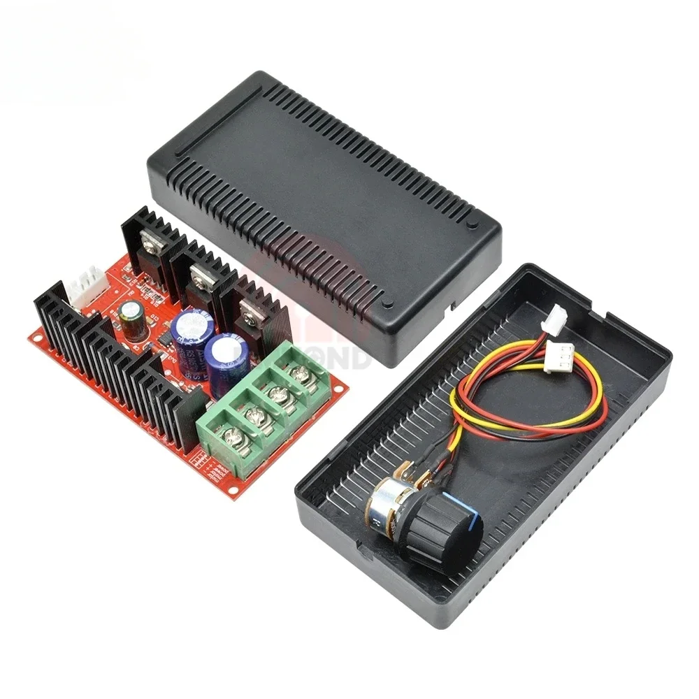 2000W 40A DC Motor Speed Controller DC 12V 24V PWM HHO RC Car Fan Speed Regulator Adjustable Power Control Switch Soft Starting