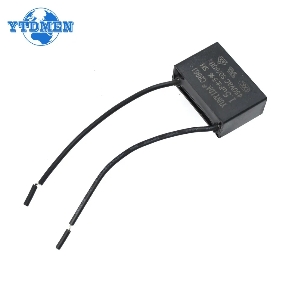 トップス M M 1PCS CBB61 Fan starting capacitor 450V Terminal Ceiling Fan Motor