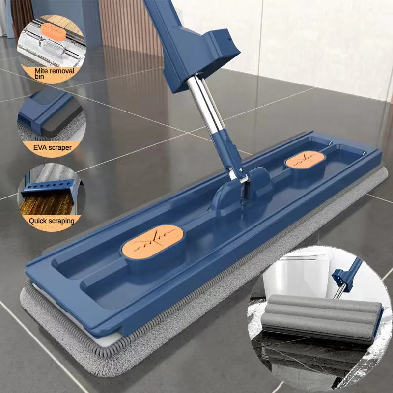 New Style Large Flat Mop 360°Rotating Microfiber Floor Mop Without