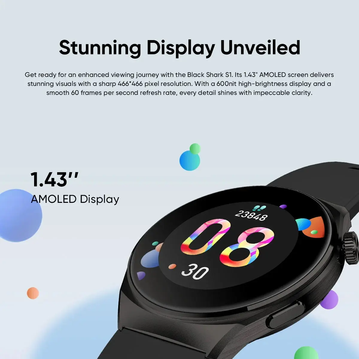   ũ S1 Ʈġ, AMOLED ũ, ǰ ͸, ƮϽ ġ, 10  ͸ , 1.43 ġ