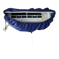 Couvercle de climatiseur mural, nettoyage de climatisation, couvercle de protection anti-poussière, sacs de nettoyage avec tuyau de 1m 4