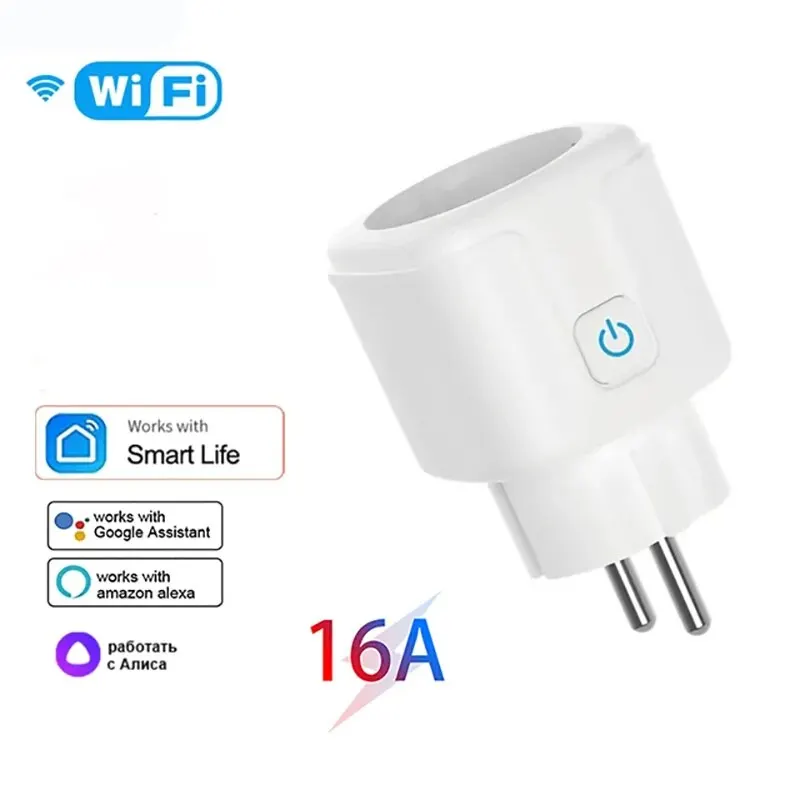 Buchse Clever Wifi 16A Smart Life Tuya Shuko Timer Alexa Google Home SC0