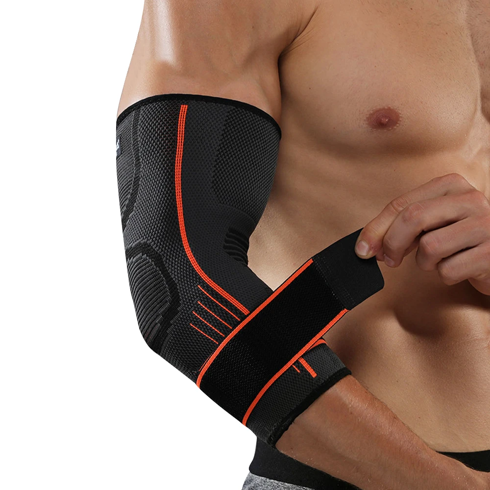 Adjustable Elbow Brace Support Wrap Joint Arthritis Pain Relief Golf Elbow Tendonitis Unisex Sports Injury Recovery 1 PCS