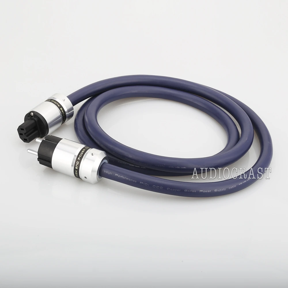 HI-End Performance EUR Schuko power cable hifi power cord Schuko power cord For CD DVD Tube amplifier Pre amp Home Theater