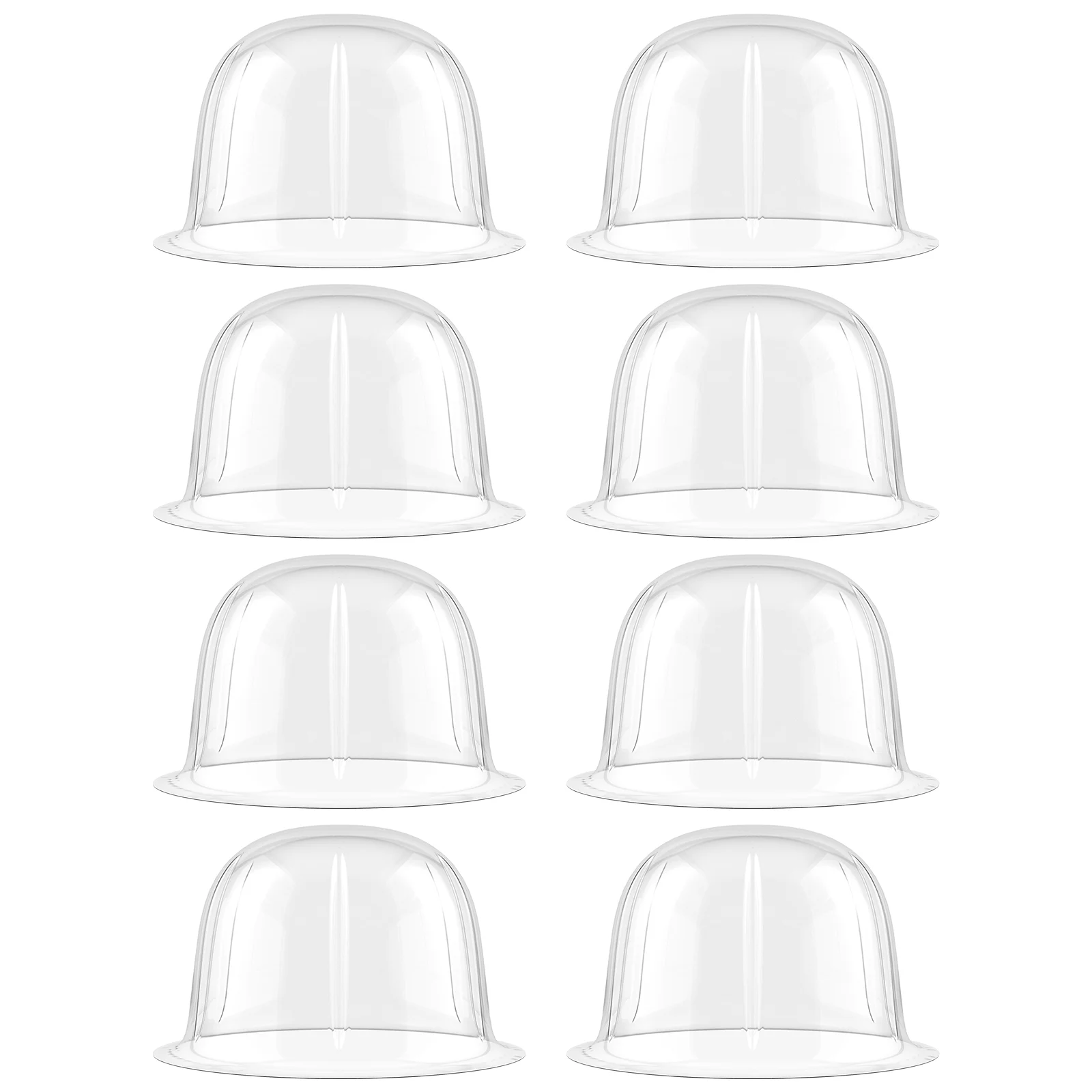 

8-20pcs Plastic Hat Stands Hat Package Support Hat Display Holders Dome Hat Shape Protector Holder PVC Hat Display For Home Shop