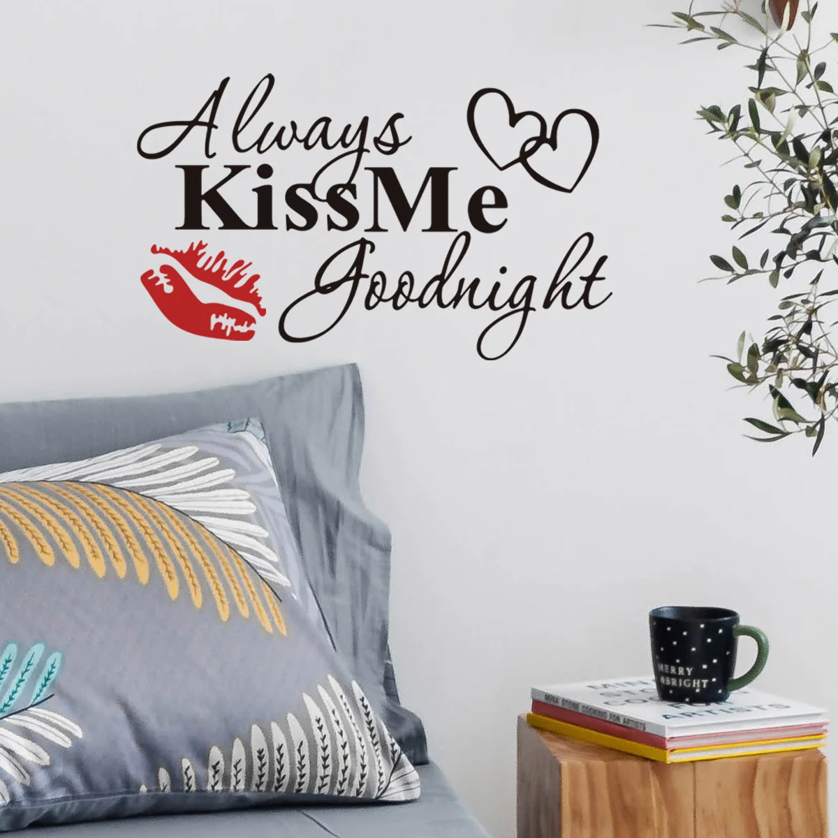 25*40cm Kiss Me Love Red Lip Wall Sticker Girl Living Room Bedroom  Dining Room Home Decorative Wall Sticker Wallpaper Ms2313