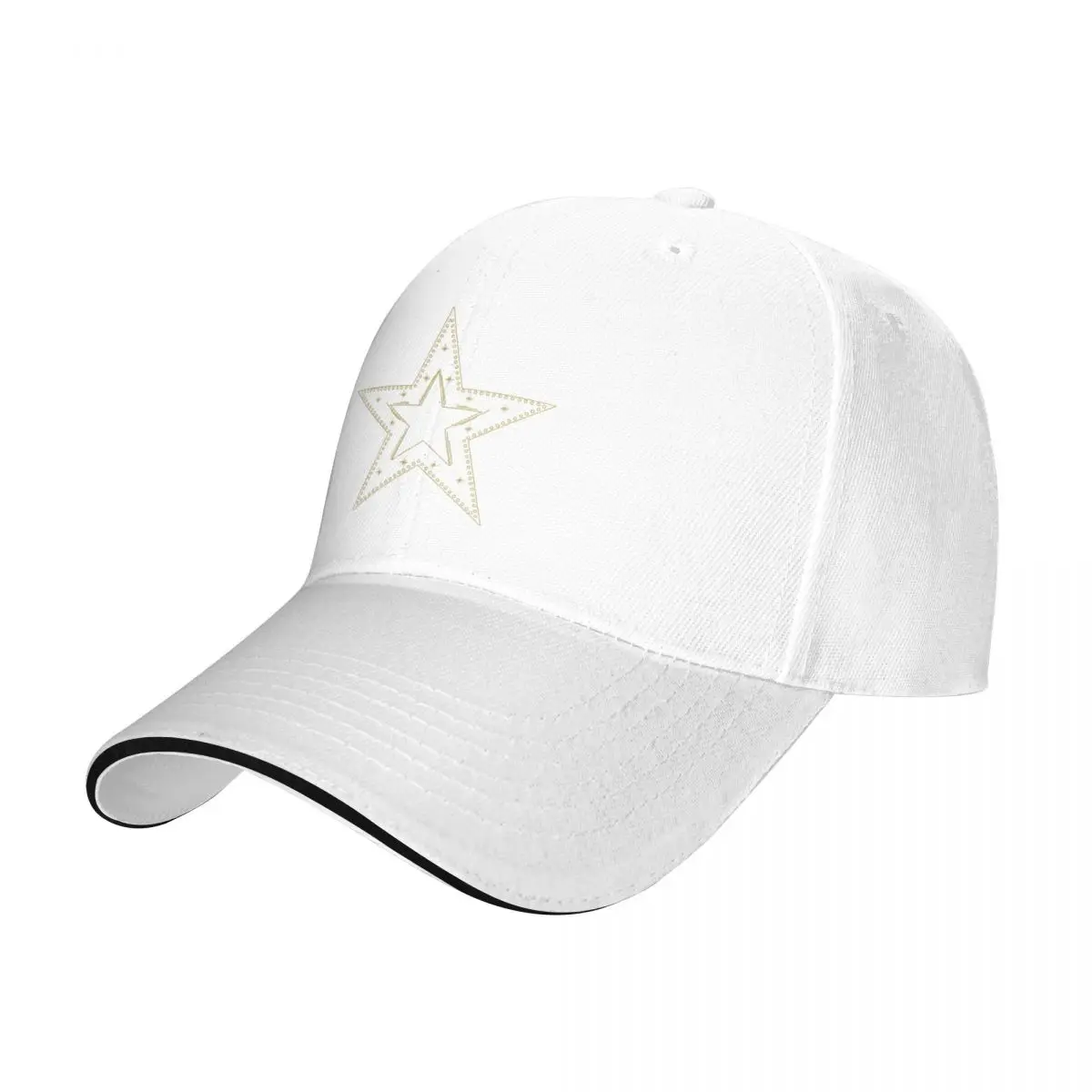 

Golden Star Adjustable Baseball Cap Graffiti Sunscreen Hat for Men and Women 2024 New Street Dance Hats