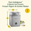 QWCuisinart Ice Cream Maker Machine,1.5 Quart Sorbet,Frozen Yogurt Maker,Double Insulated,White,ICE-21P1 6