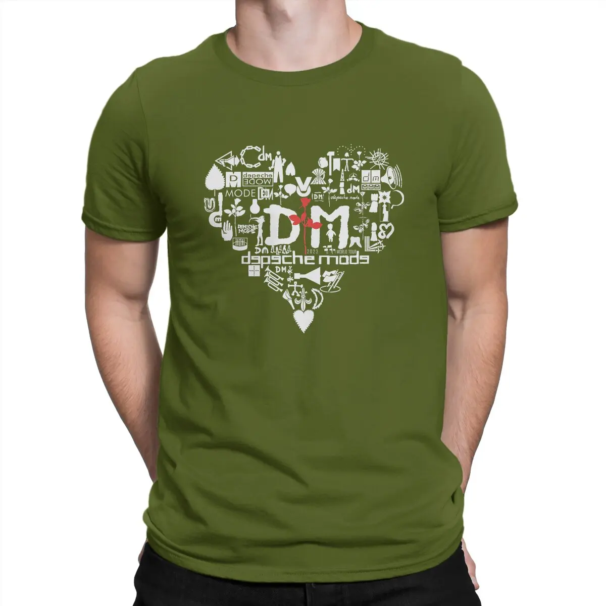 thumbnail image 1 of Camiseta especial Love Rock de Depeche Cool Mode, camiseta informal de verano para adultos, 1 of 7