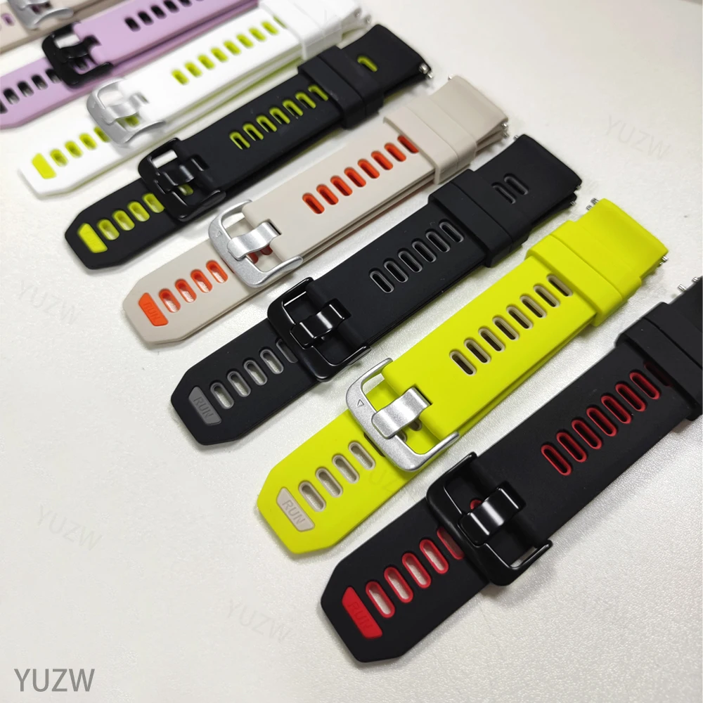 Sports Silicone Quick Release Strap - Official Band Replacement for Garmin Forerunner