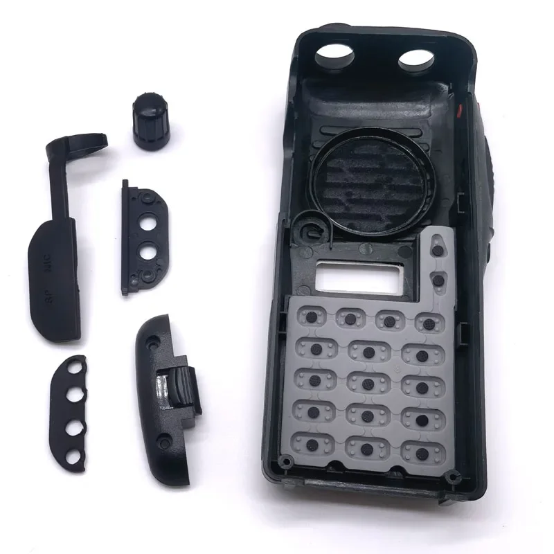 10PCS/Lot Front Panel Cover Case Housing Shell with Keypad + Knobs for ICOM IC-V8 ICV8 Radio Accessories Repair Kits