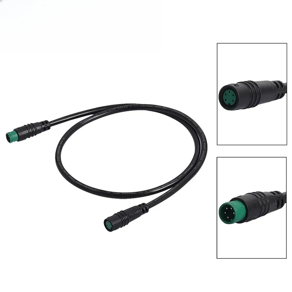 Mid Motor Extension Cable For Bafang Display Extension Cables 5Pin Male To Female Electric Bike Waterproof M/F Extension Cable