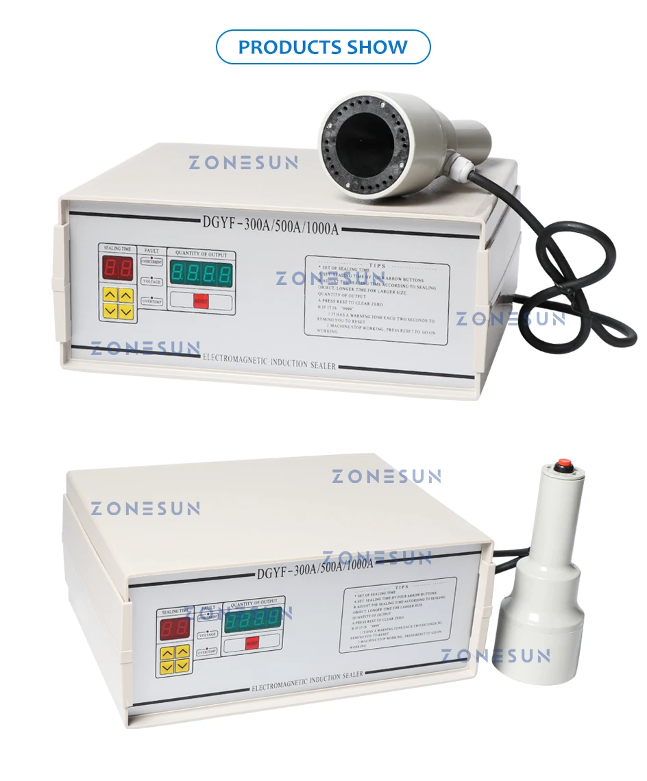 ZONESUN ZS-FK300 Машина для запечатывания пленки из алюминиевой фольги малого диаметра для медицины Бутылка с острым концом Пластиковая бутылка-капельница