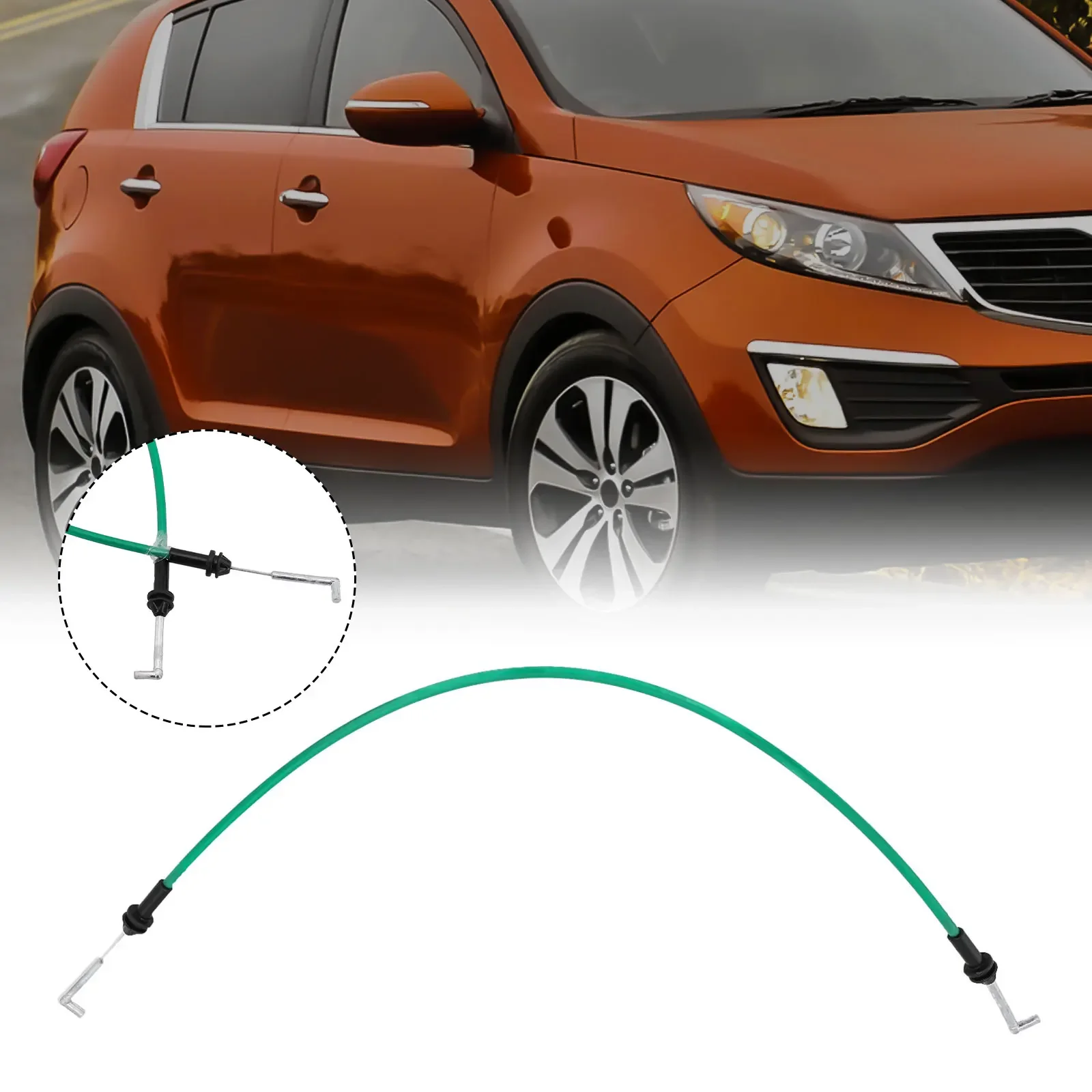 Inner Front Driver Door Handle Cable Car Parts 81371-2F000 Easy Installation Interior Parts Stable Accessories