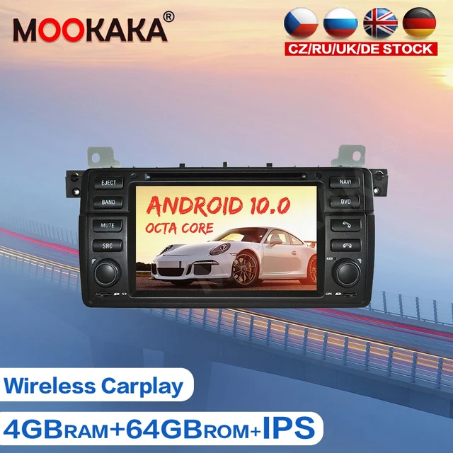 Radio de Android para coche BMW E46, navegación GPS, pantalla táctil, DSP,  estéreo, Unidad Principal - AliExpress