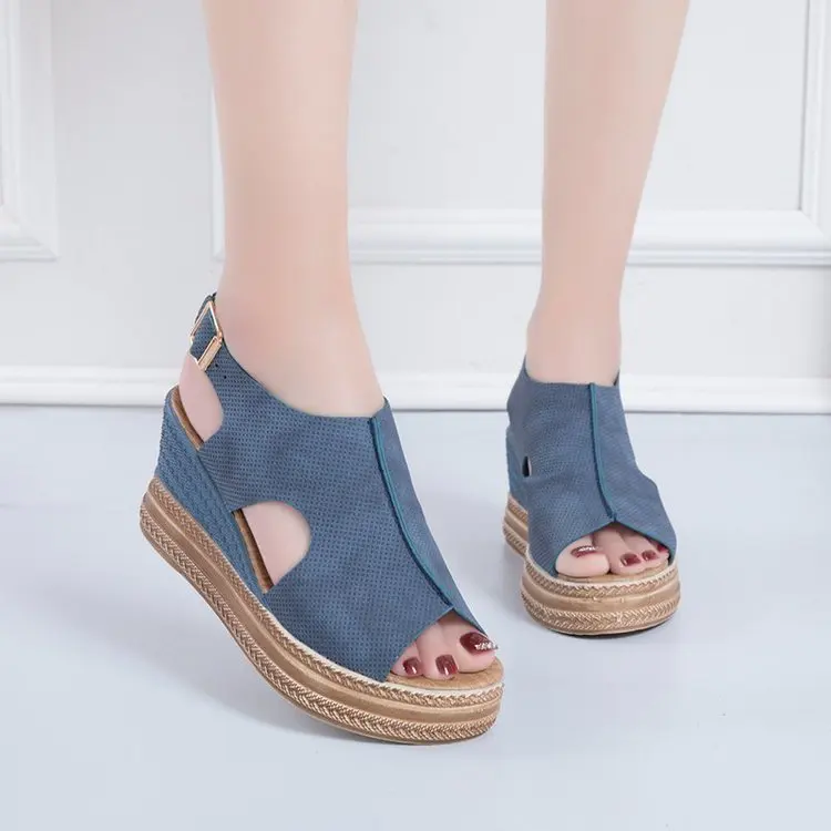 Kendra dam sandaler LB565-10 - Blue main image 1
