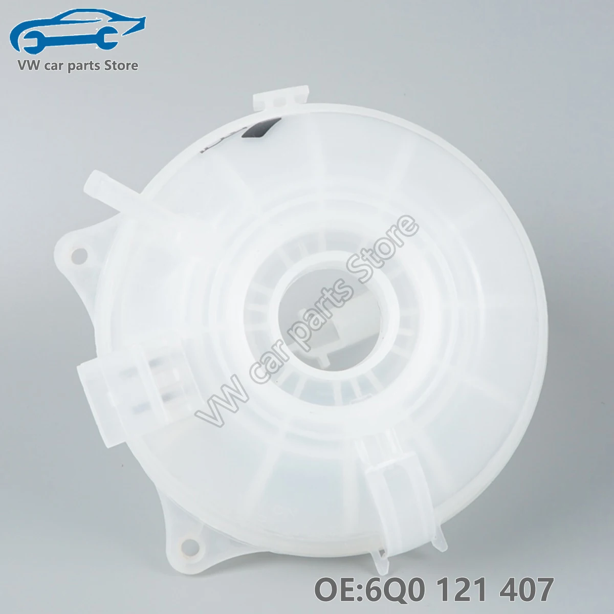 Coolant Expansion Tank 6Q0121407 Car Radiator Coolant Overflow Reservoir Expansion Recovery Tank for Audi A1 Seat Ibiza Skoda Fabia VW Polo Accessories