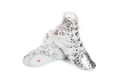 Belly Dance Boots For Girls Ladies Gold Silver Colors Jazz Dance Shoes Soft Split Soles Pole Dance Shoes Ballet Shoes 31-45 5