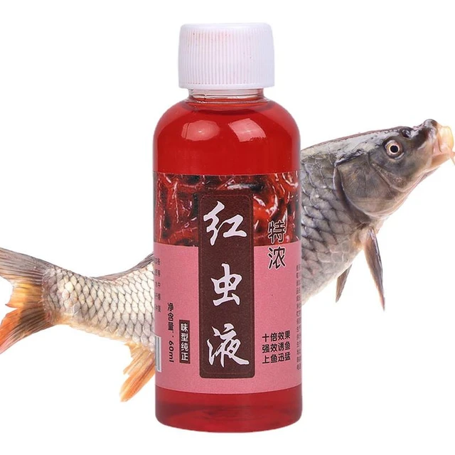 Fishing Bait Additive Liquid 2.54oz Fish Scent Attractant Fishing Enhancer  With High Concentration Red Worm Extract Lures Liquid - AliExpress