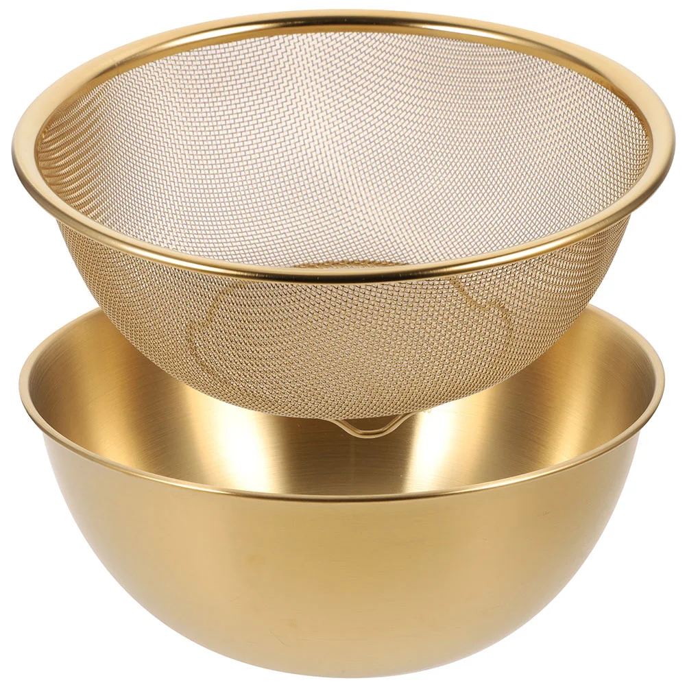 

Premium Multi-use Practical Drainer Food Basket Draining Basket Kitchen Strainer Bowl Mesh Strainers For Kitchen for Home