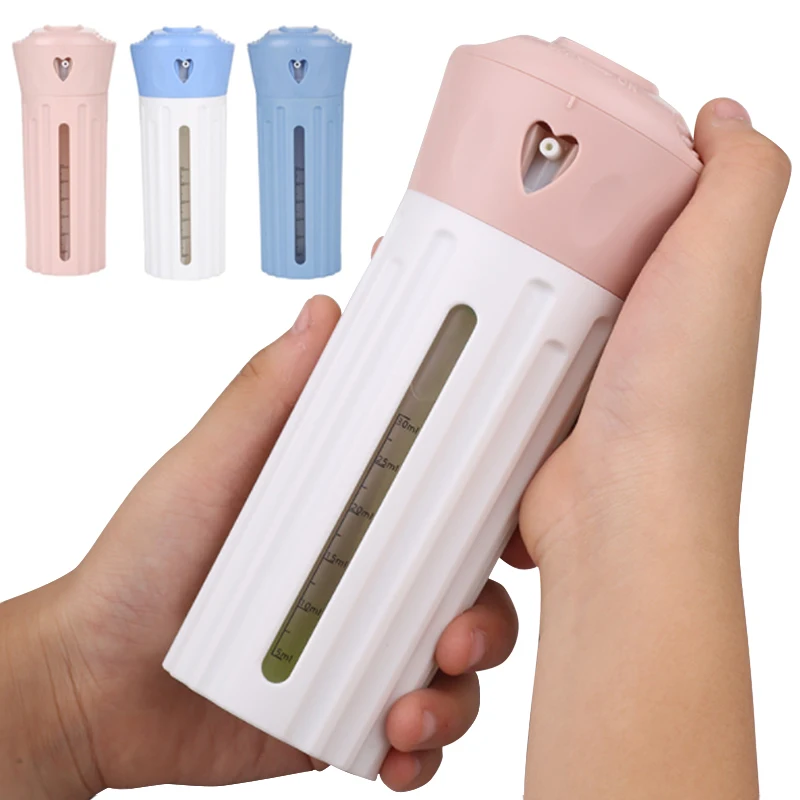 

Travel Dispenser 4-In-1 Travel Bottles Leak Proof Toiletries Sub-bottle Refillable Shower Gel Soap Empty Container Kits