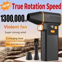 Type C Violent Fan 130000r/s True Rotation Speed Super Powerful Air Blower Vacuum Blowing Suction For Dust Clean Brushless 2026