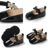 Baby Girls Cute Moccasinss Soft Sole Bowknot PU Leather Flats Shoes First Walkers Non-Slip Spring Summer Princess Shoes 0-18M 3