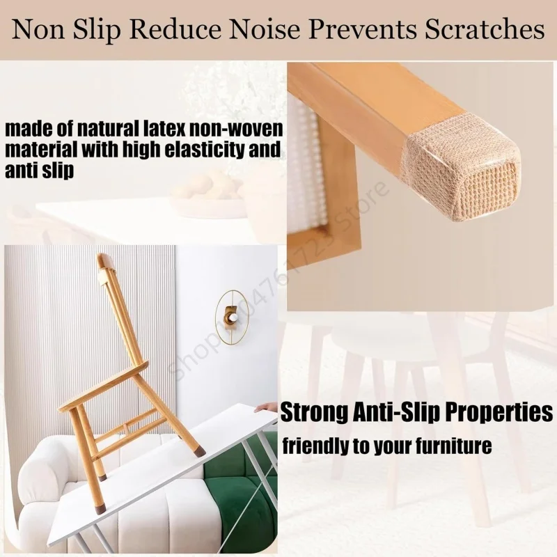 Chair Leg Floor Protector Pads - Anti-slip Silent Furniture Mats, Wear-Resistant Floor Protection