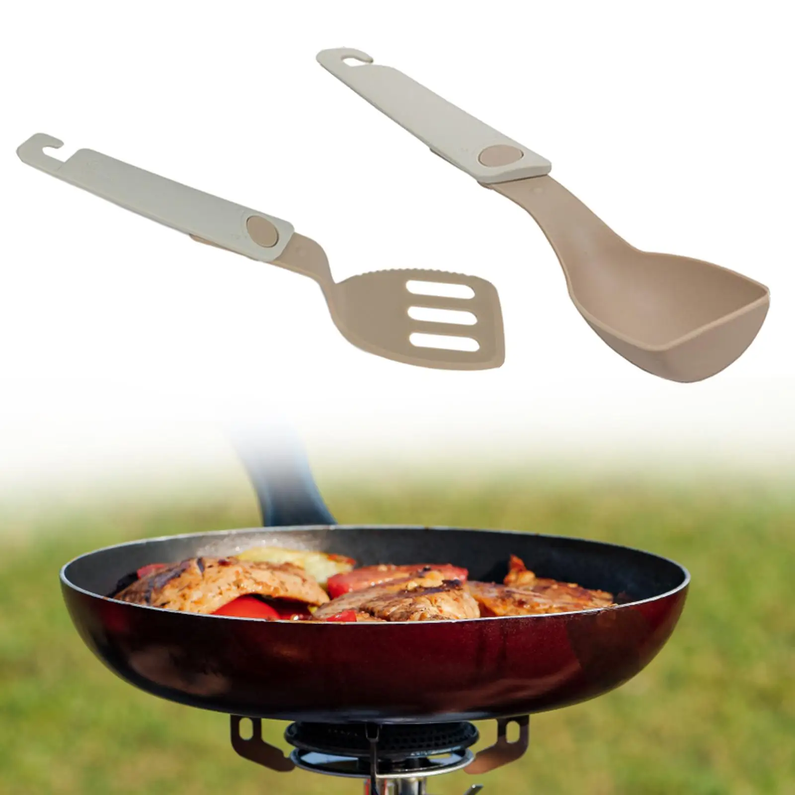 Outdoor Tableware, Camping Cutlery, Foldable Cooking Utensil, Portable Cookware