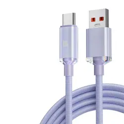 USB 3.0 High - Speed Quick Charge Type C Cable - Fast Charging, Multiple Length Options - 25CM (Type C - Purple)