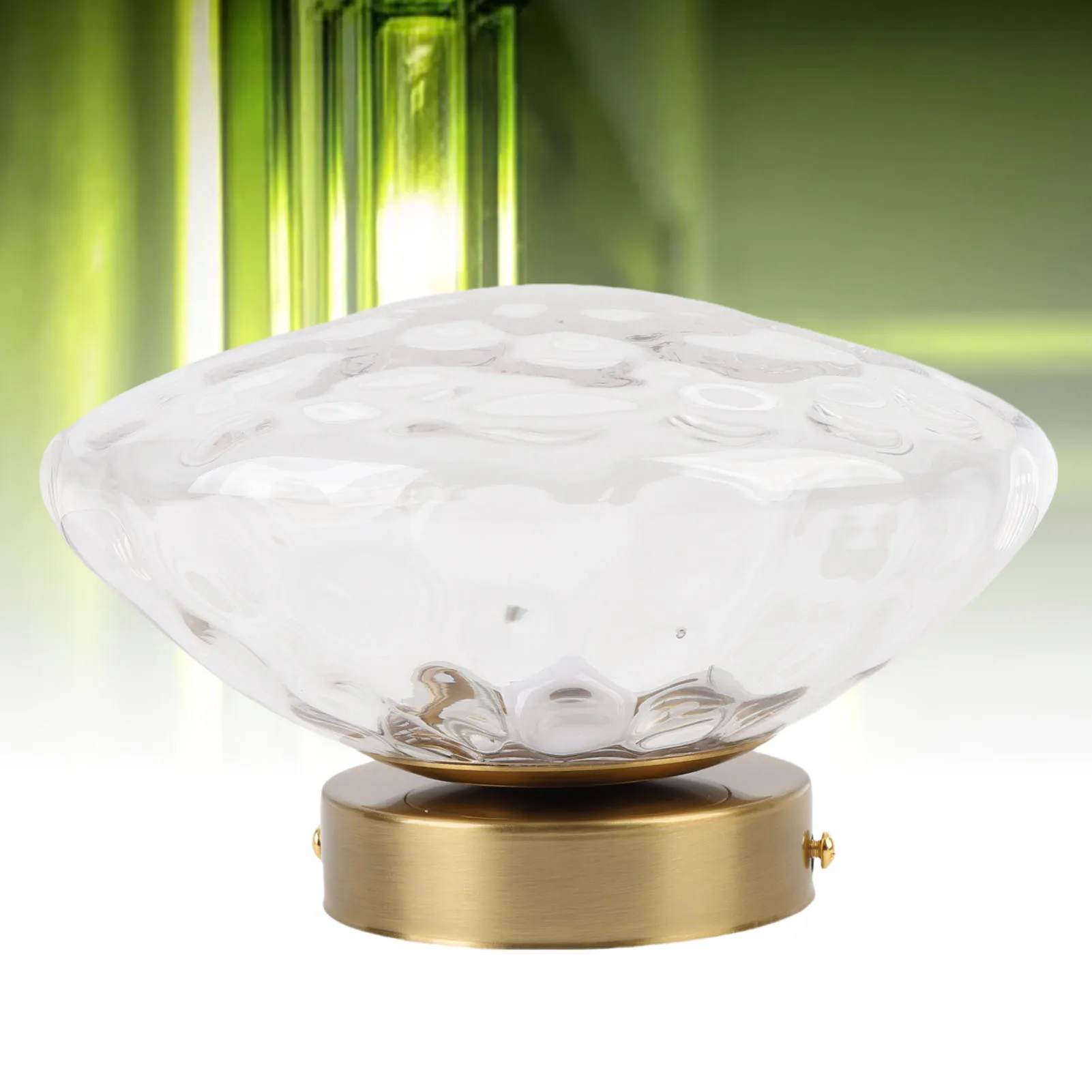 Indoor Wall Lamp Hardwired Minimalist Glass Lampshade Modern Wall Sconce Energy Efficient Eye Friendly for Bedroom Living Room