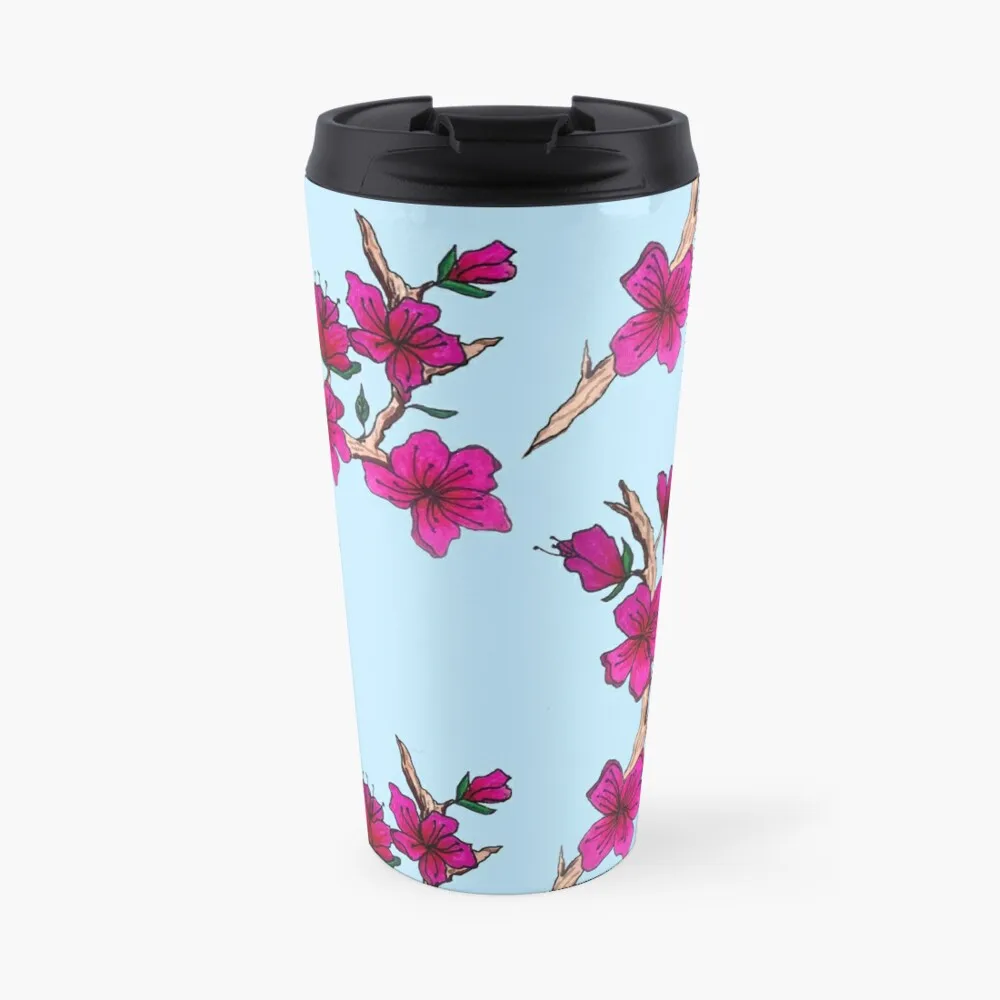 

Cherry Blossom In Bloom Travel Coffee Mug Thermos Mug Coffee Cup Espresso Cup Coffee Set