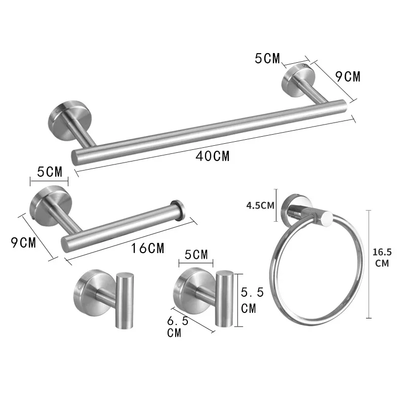 Silver-5PCS Set