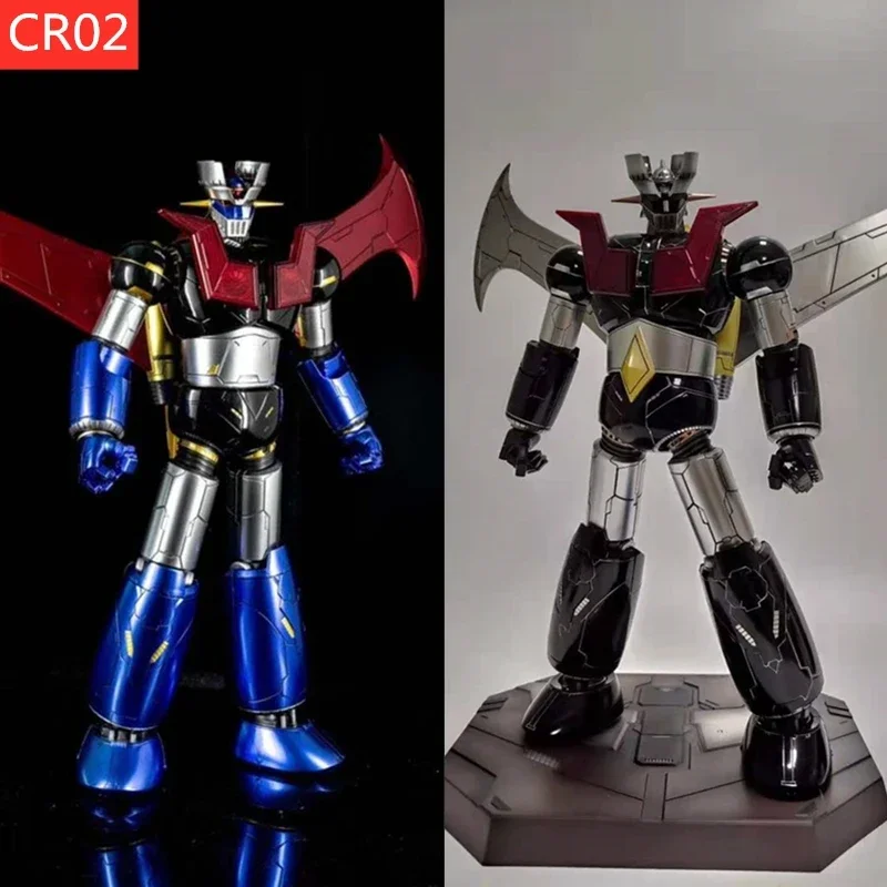 King Arts Mazinger Z 액션 피규어 로봇 장난감, 선물 수집, 재고, 37cm, CR02 CR-02 프라이머리 블랙 컬러