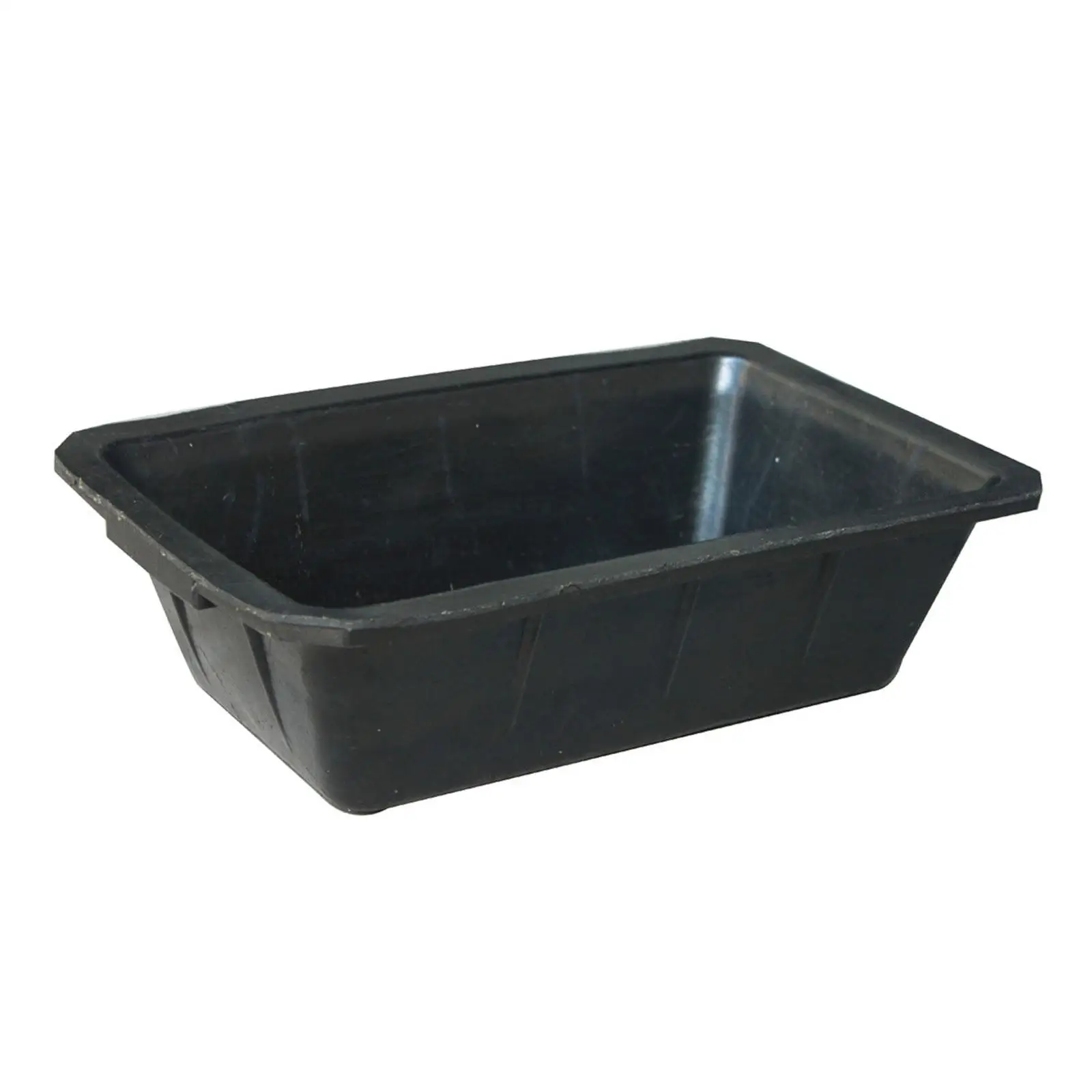 Rubber feed Pan Horse feed Bucket Trough Rectangle Basin Animal Feeding Bowl Dog Food Water Bowl for Easy to Clean
