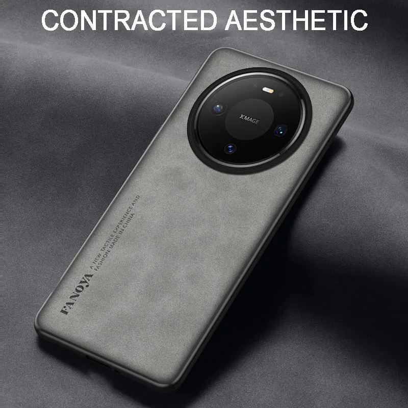 Leather Shockproof Protective Phone Case - Skin-Friendly Cover
